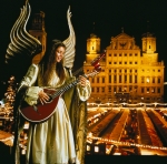 Augsburg, Lech - Angel at Christmas Market in front of Town Hall